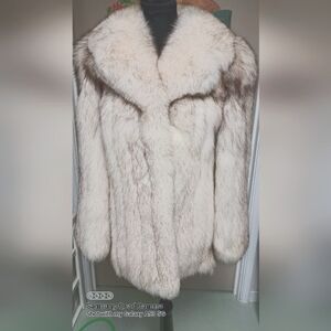 Arctic Fox Genuine Fur Coat